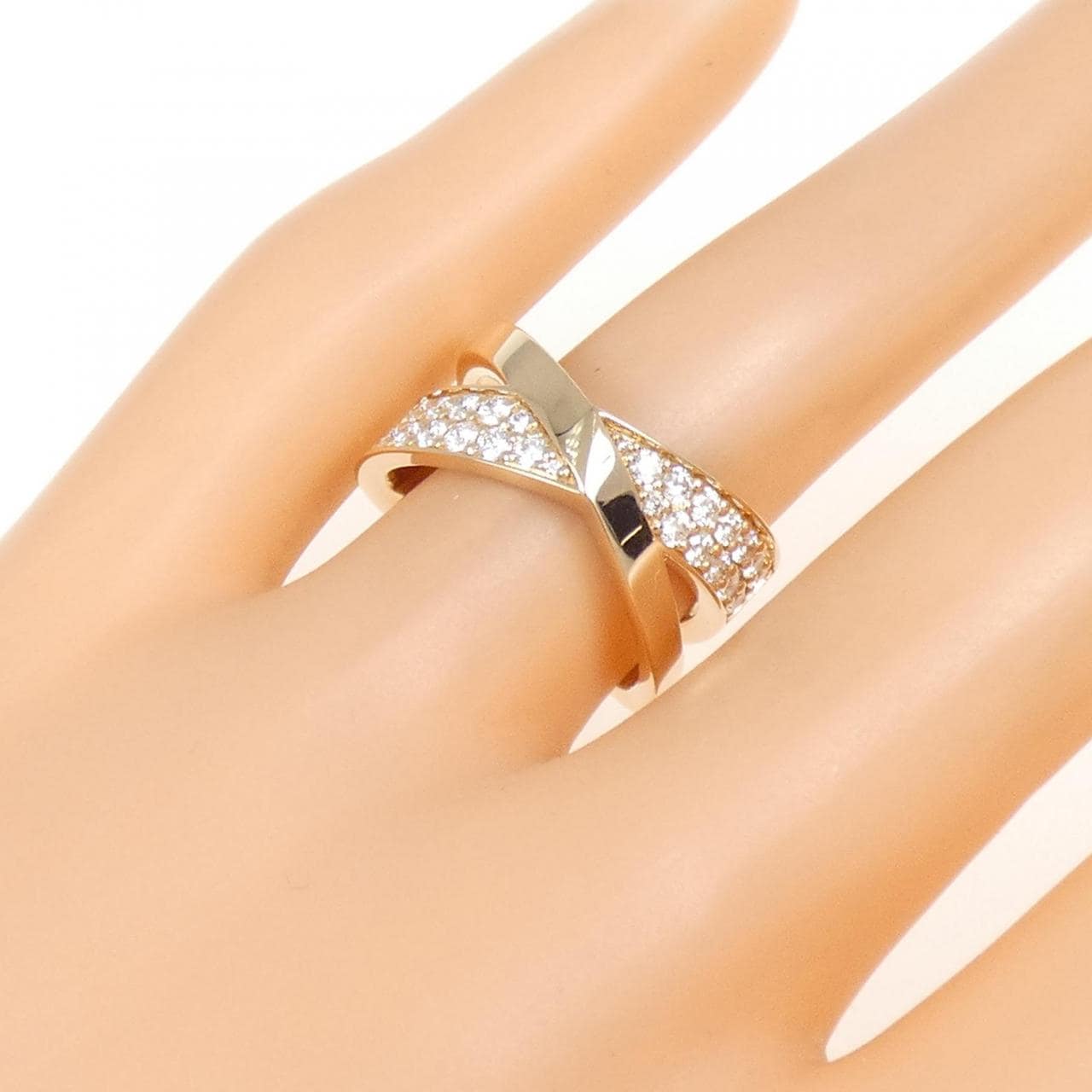 ティファニー Xワイド リング 0.51CT