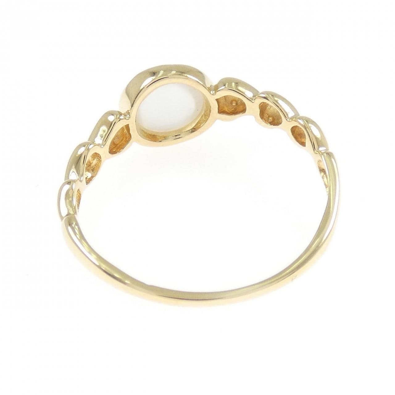 K18YG ムーンストーン リング