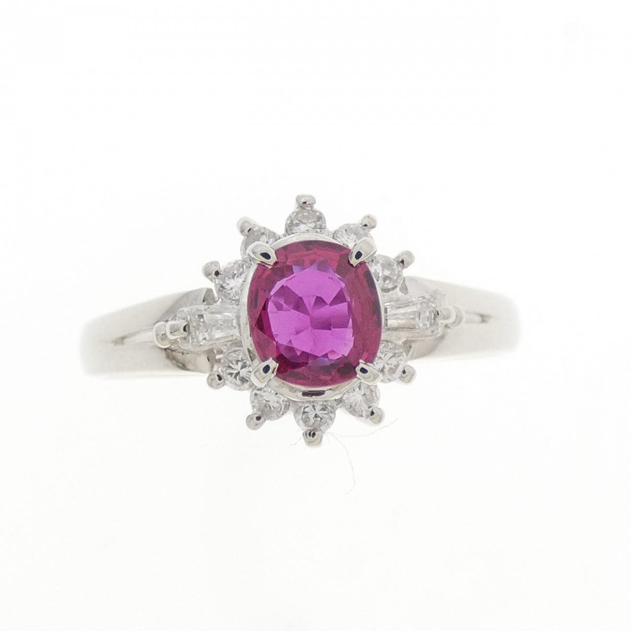 PT900 ルビー リング 0.36CT