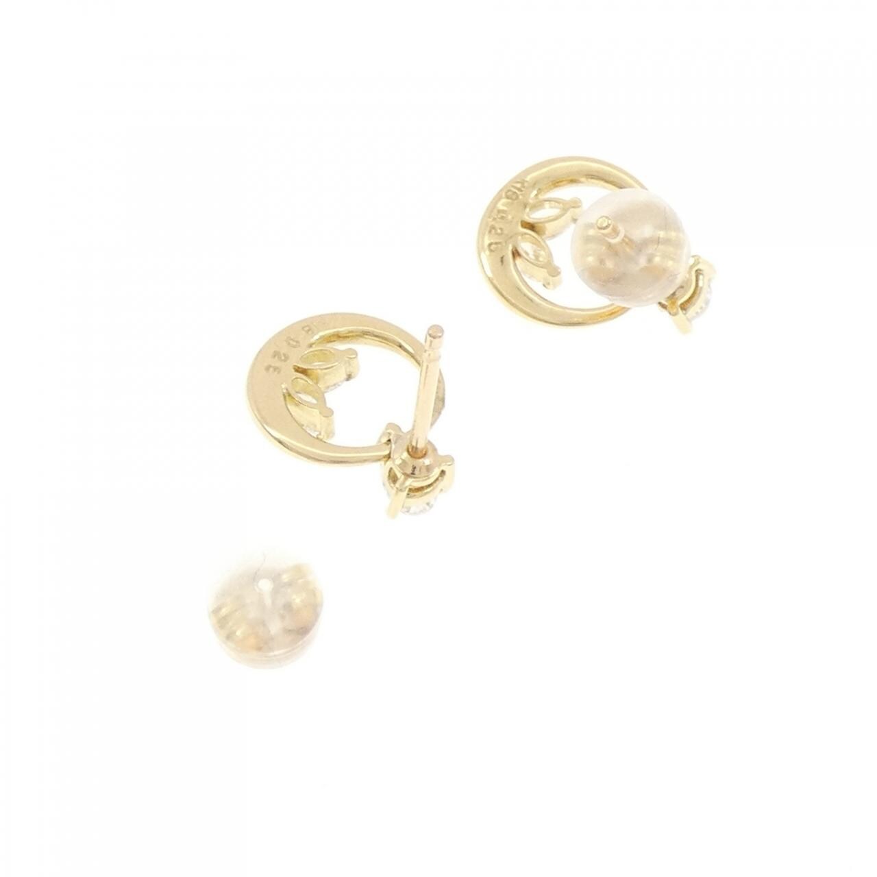 K18YG ダイヤモンド ピアス 0.50CT