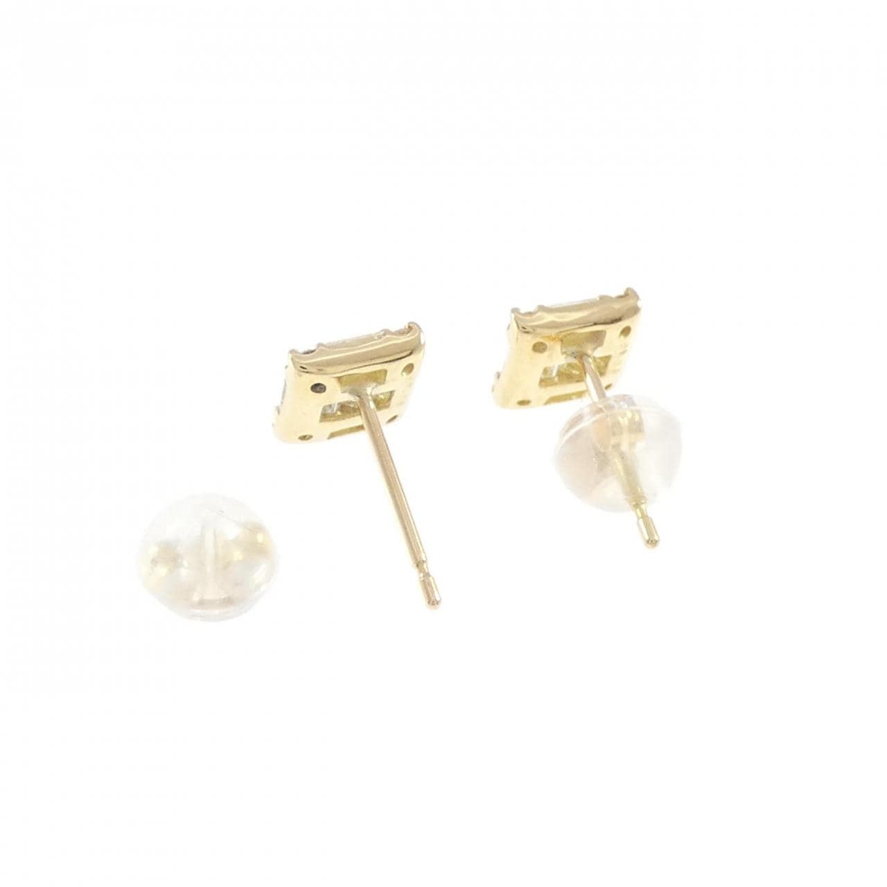 [BRAND NEW] K18YG Diamond earrings 0.40CT