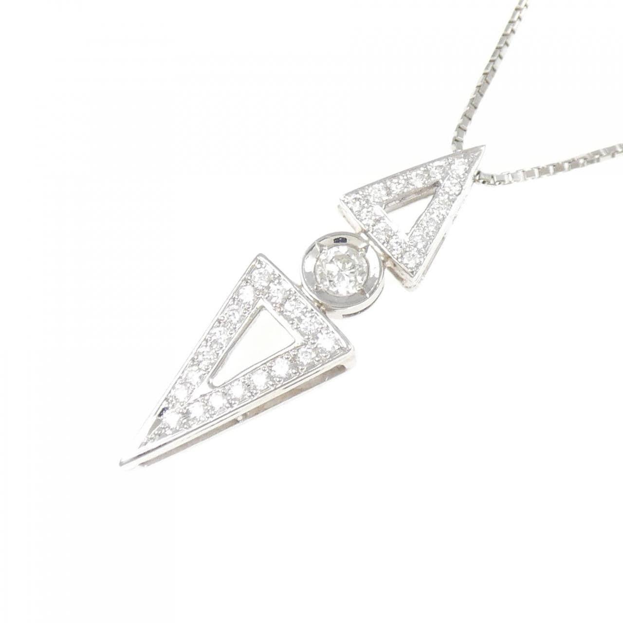 PT900/PT850 ダイヤモンド ネックレス 0.268CT