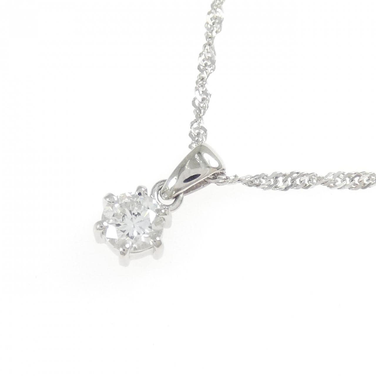 PT900/PT850 ダイヤモンド ネックレス 0.41CT