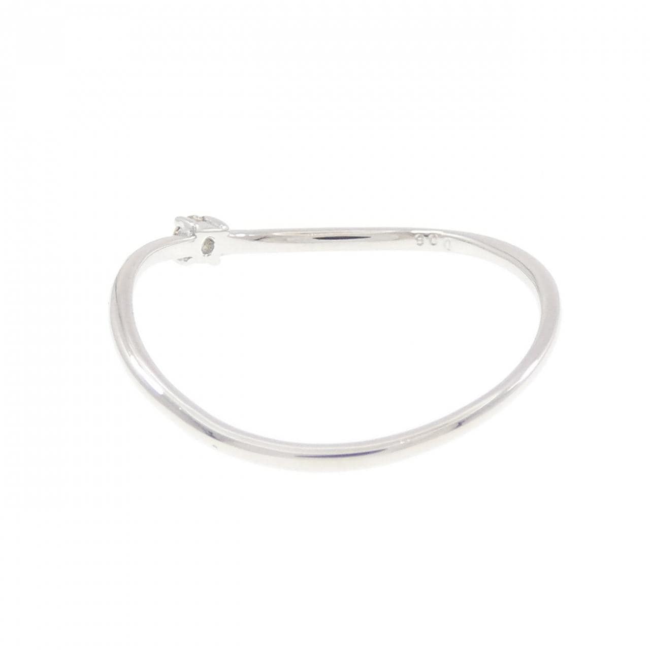 K18WG ダイヤモンド リング 0.06CT
