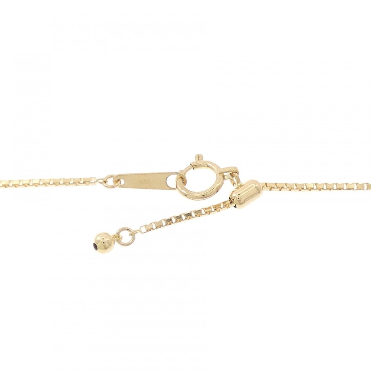 K18PG/K18YG Horseshoe Diamond Necklace 1.00CT