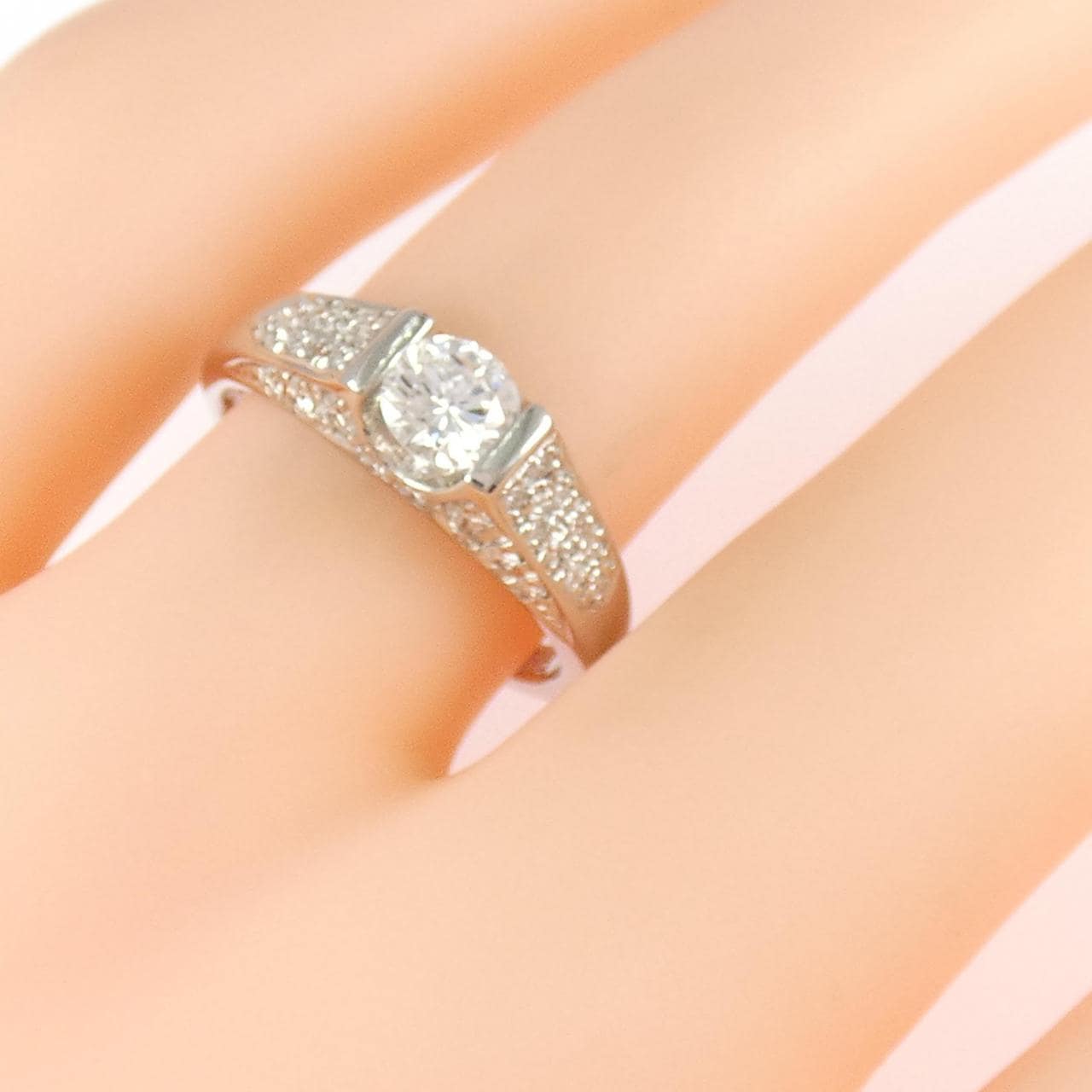 PT900 ダイヤモンド リング 0.385CT