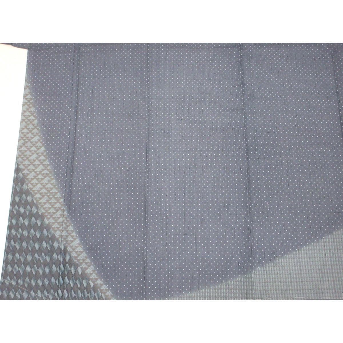 【未使用品】訪問着　赤城紬