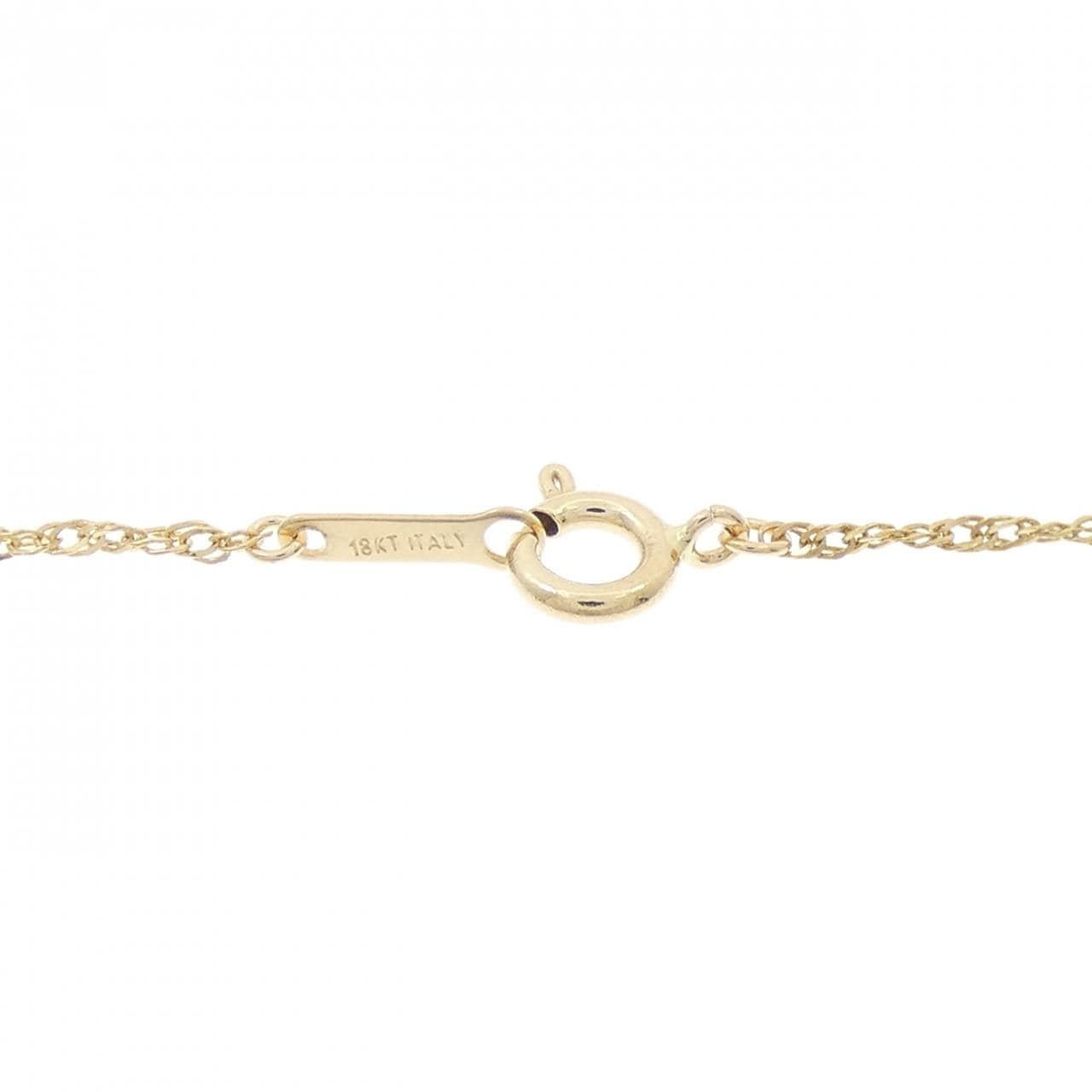 PT/18KTYG ダイヤモンド ネックレス 0.07CT