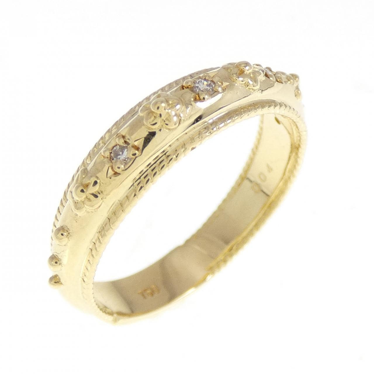750YG ダイヤモンド リング 0.04CT