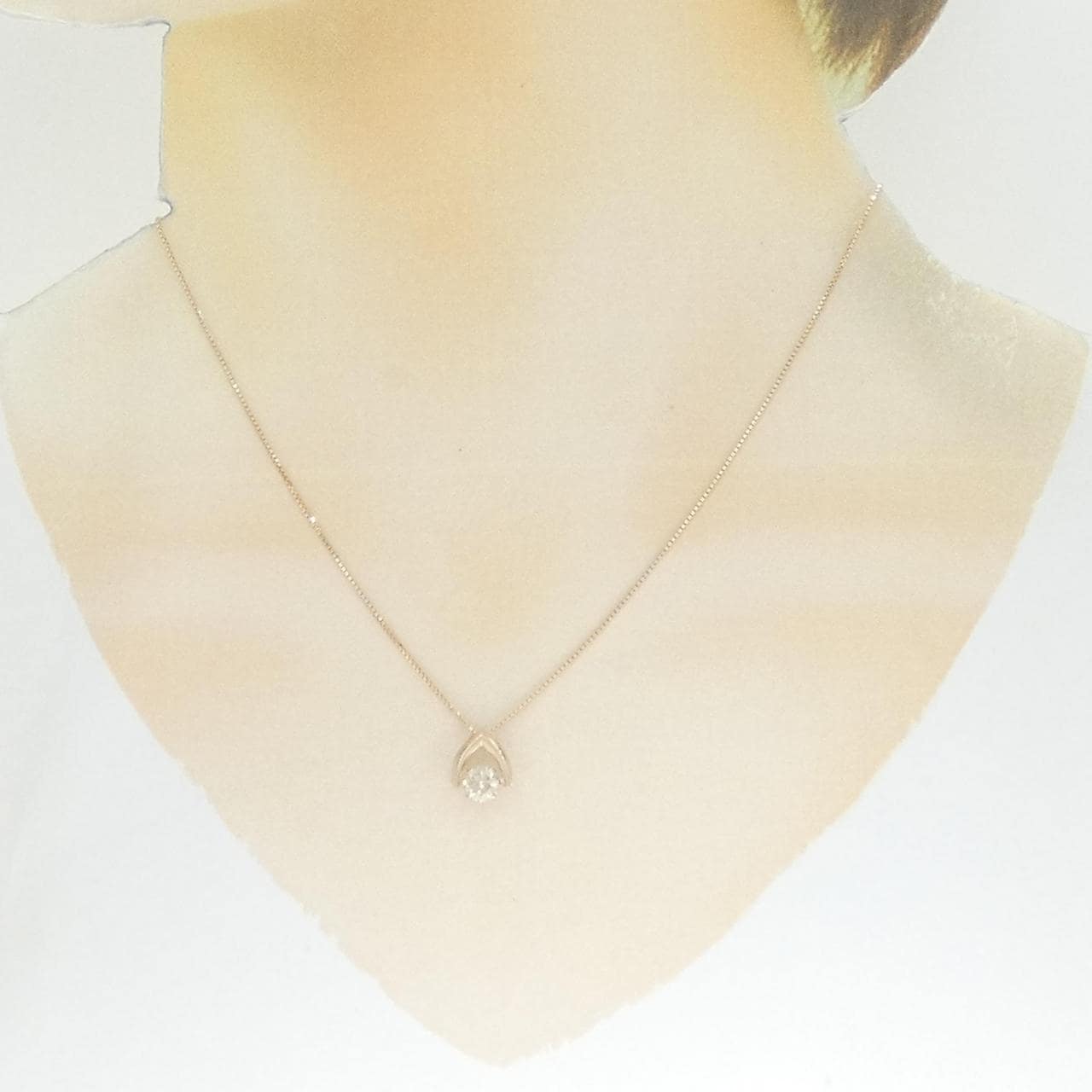 K18PG ダイヤモンド ネックレス 0.50CT