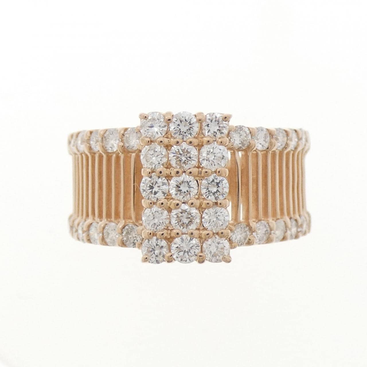 K18PG ダイヤモンド リング 1.00CT