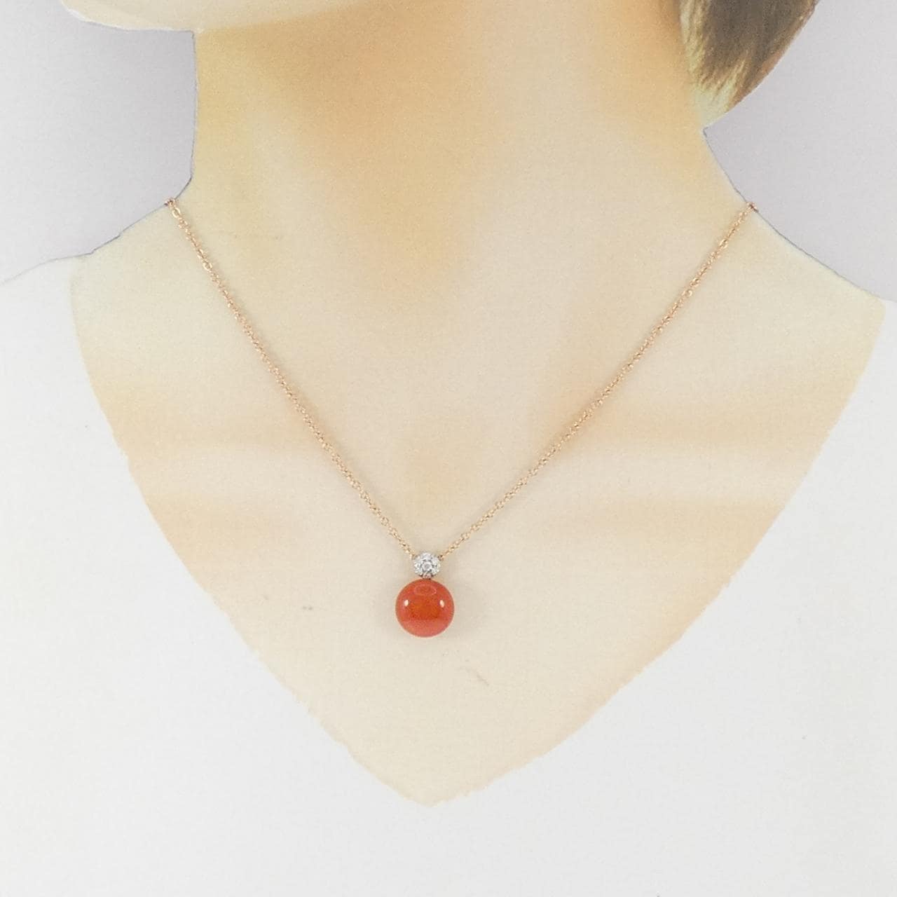 シャンテクレール サンゴ ネックレス