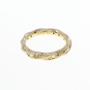 K18YG フルエタニティ ダイヤモンド リング 0.16CT