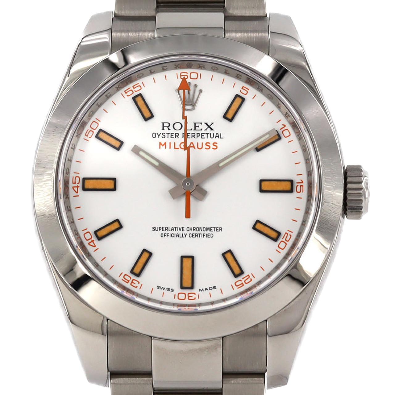 ロレックス ミルガウス 116400 SS 自動巻 M番