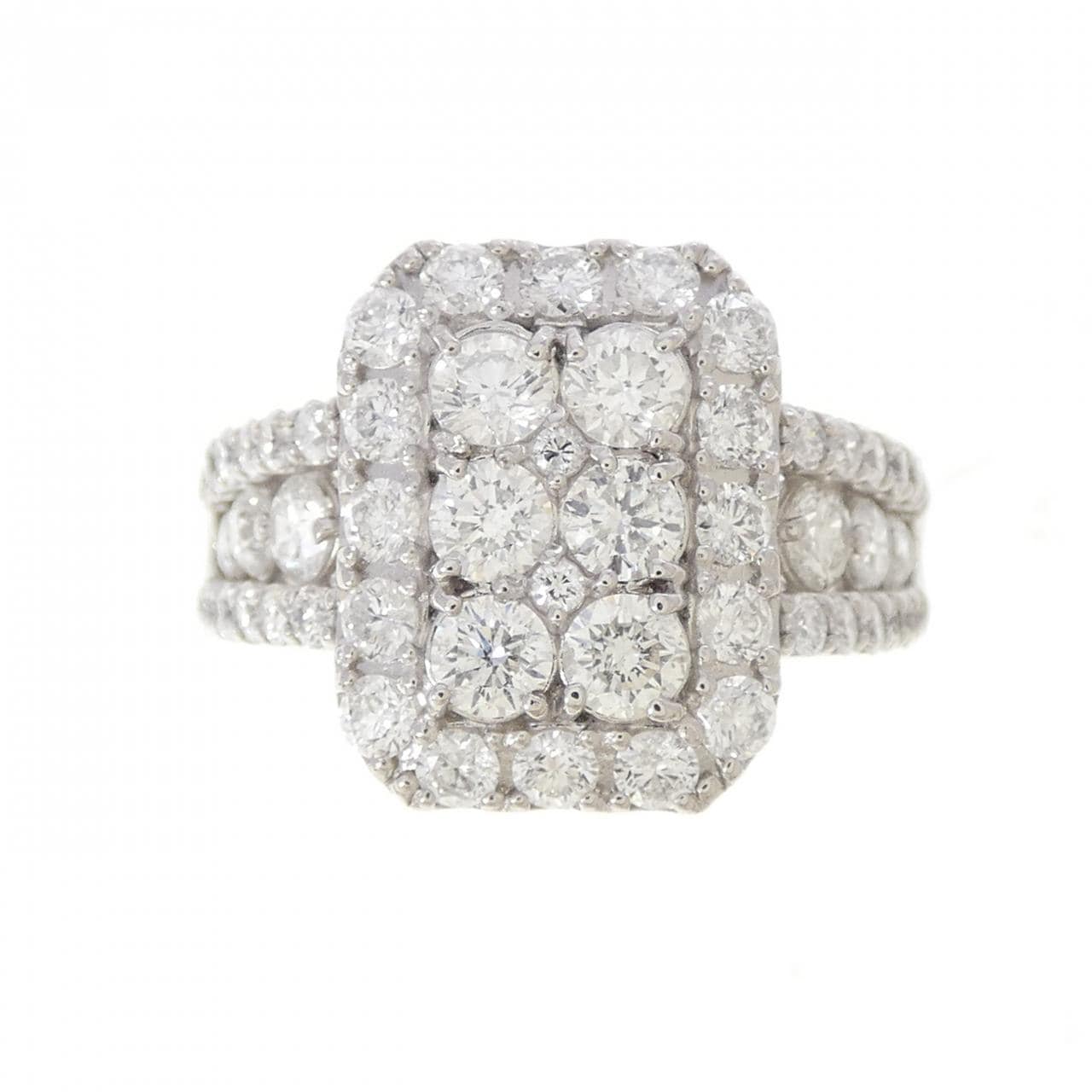 PT900 ダイヤモンド リング 2.00CT