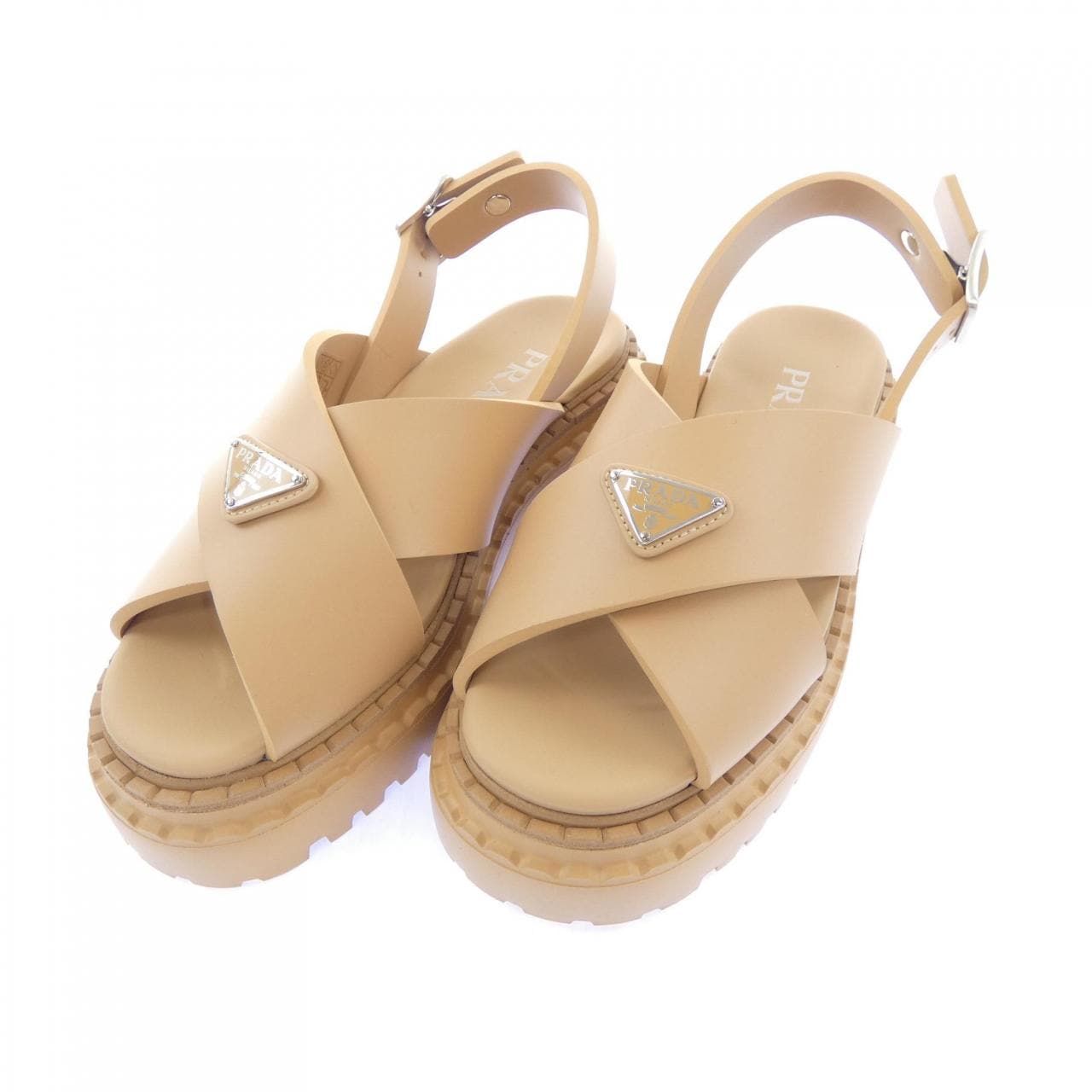 プラダ PRADA トライアングルロゴ 1X1020 サンダル