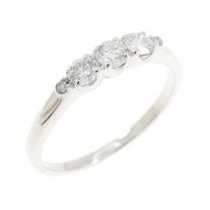 K14WG ダイヤモンド リング 0.30CT