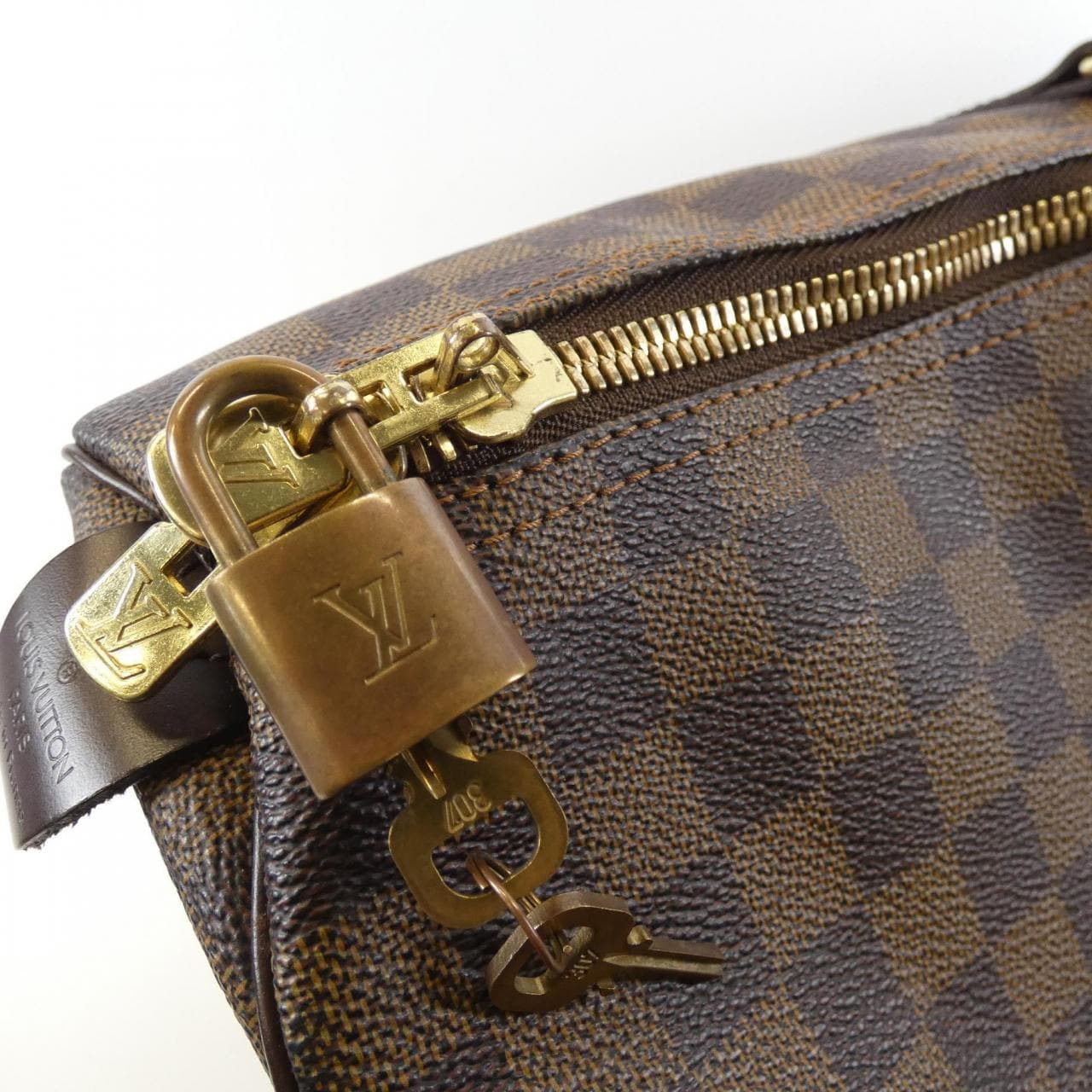 LOUIS VUITTON Damier Keepall 50 厘米 N41427 波士顿包