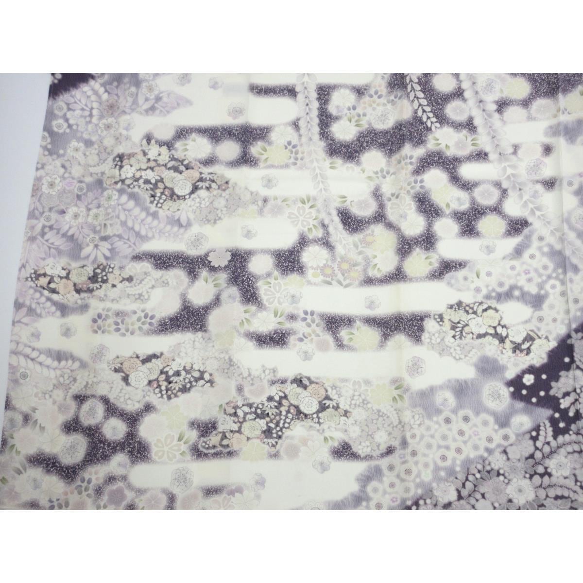 【未使用品】訪問着 友禅加工