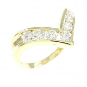 K18YG ダイヤモンド リング 0.50CT