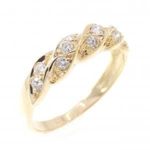K18YG ダイヤモンド リング 0.20CT