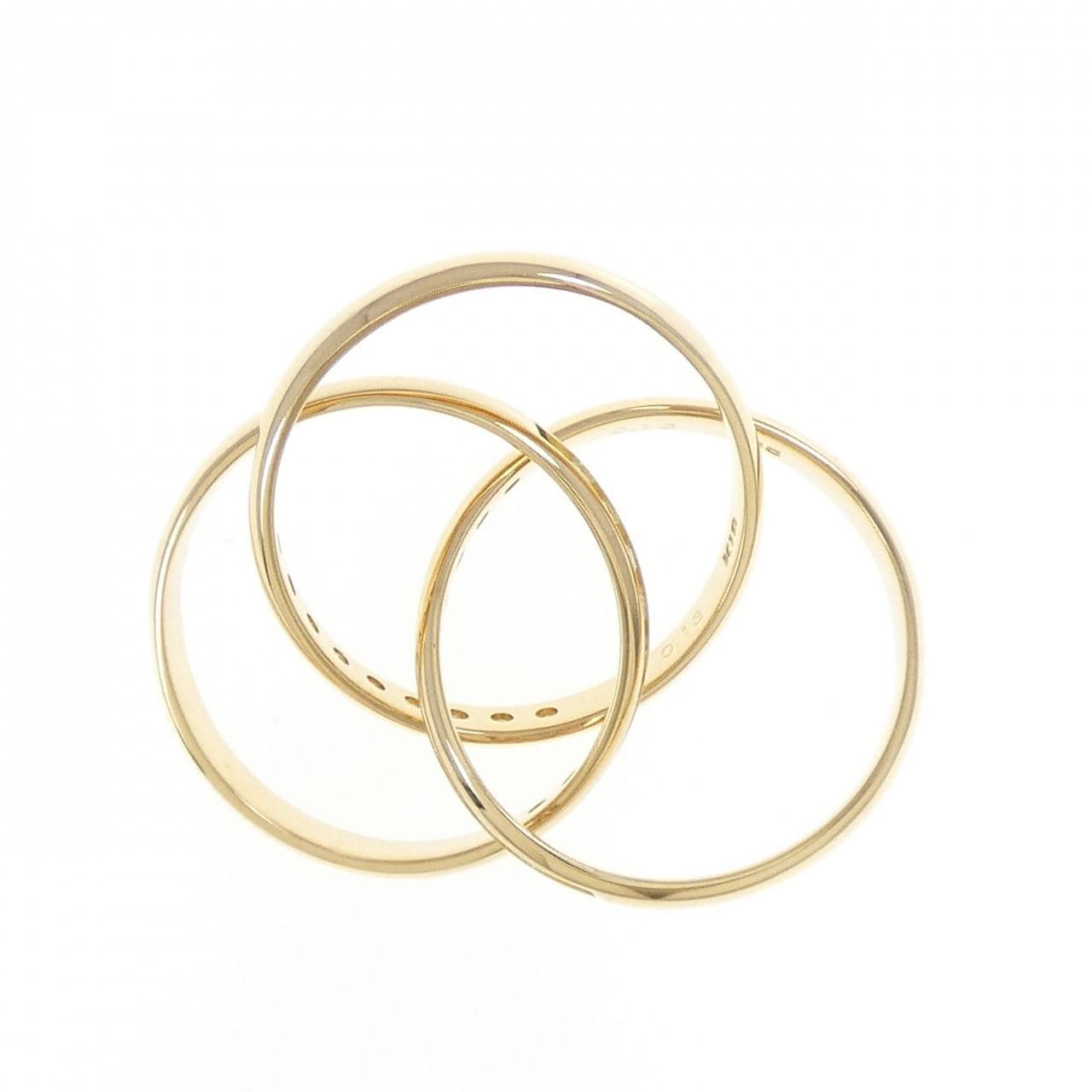 K18YG ダイヤモンド リング 0.39CT