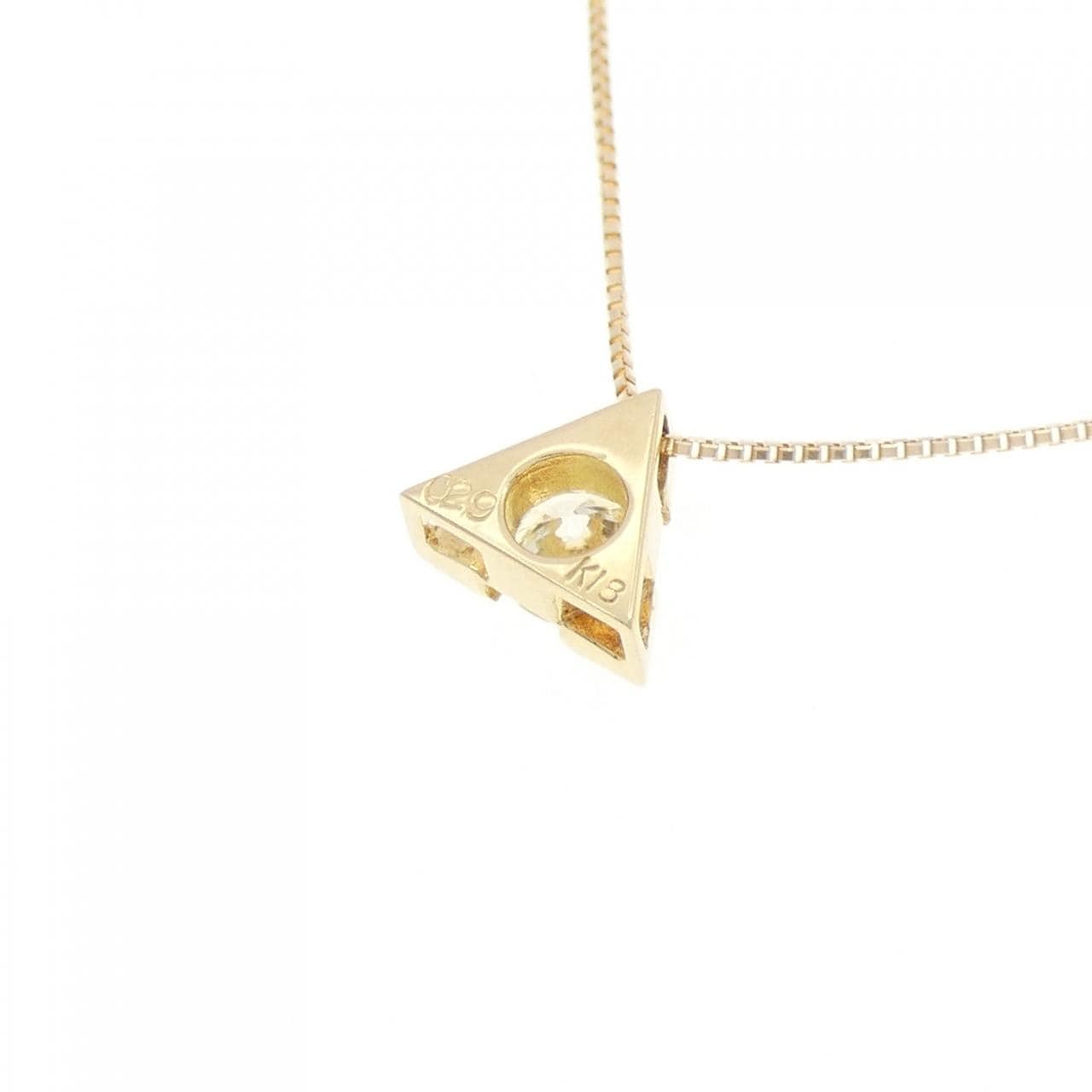 K18YG ダイヤモンド ネックレス 0.29CT