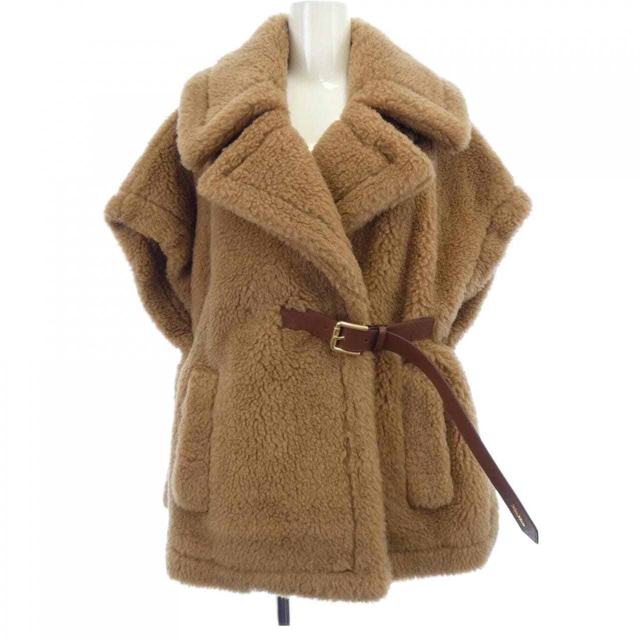 マックスマーラ Max Mara NEWABAVO テディベア ケープ