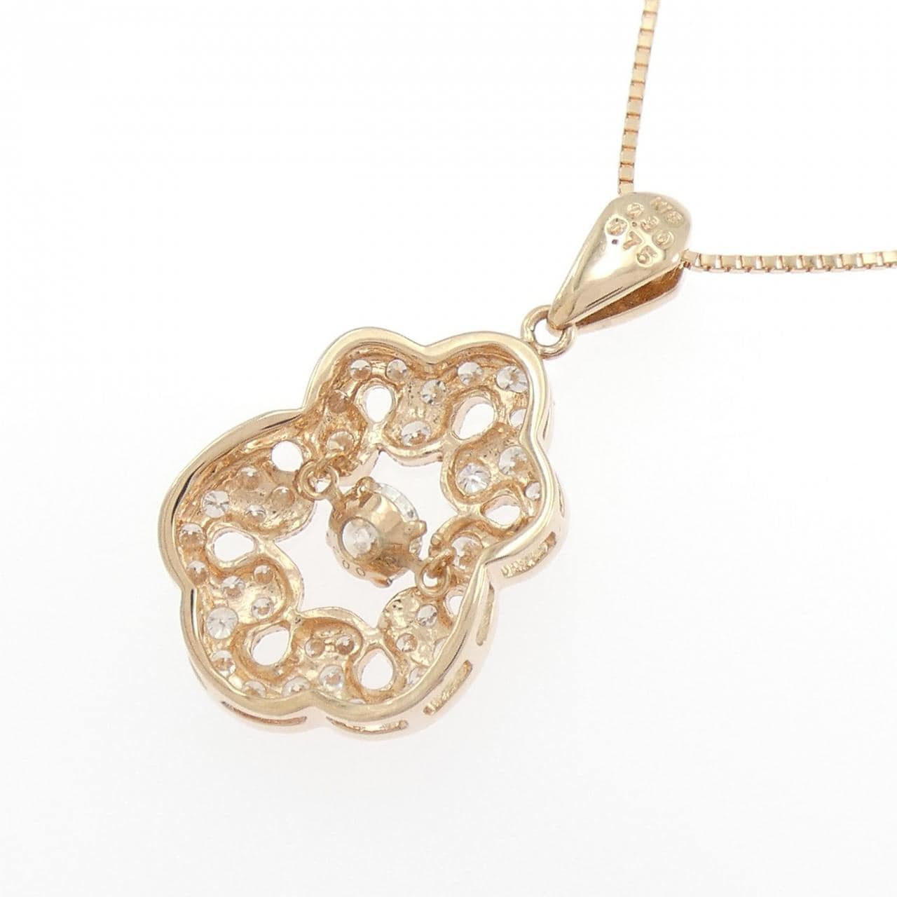 K18PG ダイヤモンド ネックレス 0.30CT