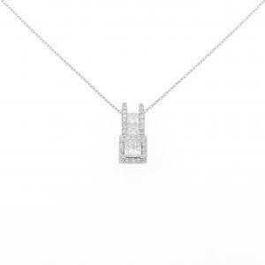 PT900/PT850 ダイヤモンド ネックレス 0.346CT