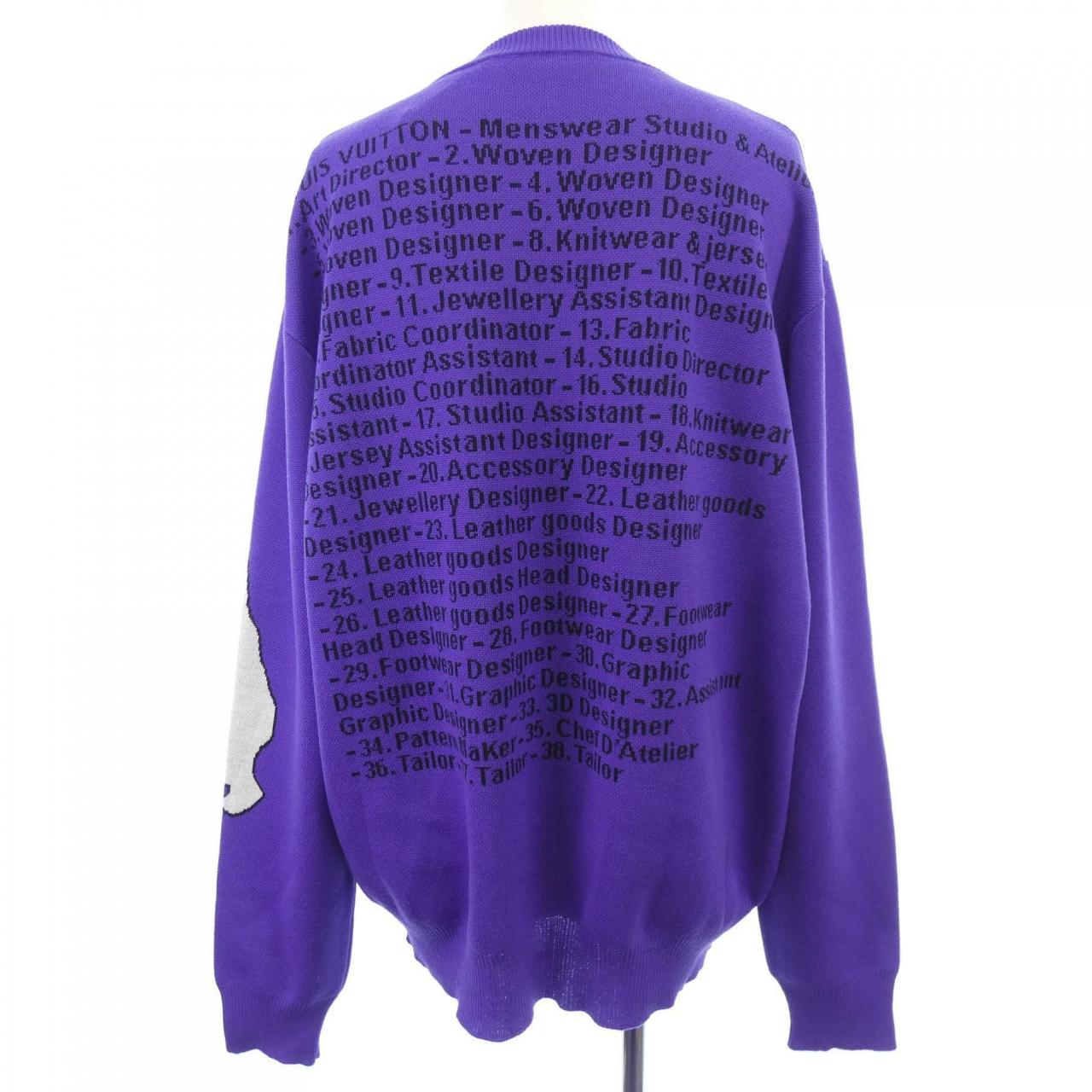 ルイヴィトン LOUIS VUITTON スタジオジャカードクルーネック HNN93WZLL ニット