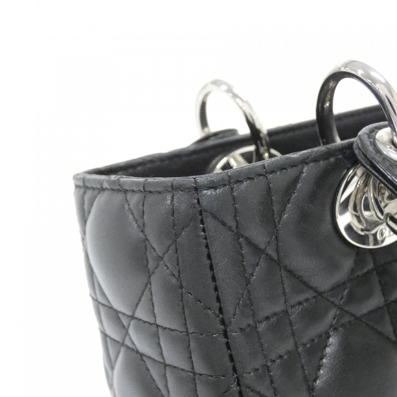 【ヴィンテージ】クリスチャンディオール レディ ディオール ミディアム CAL44551 バッグ