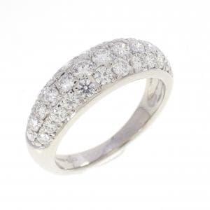 PT900 パヴェ ダイヤモンド リング 1.00CT