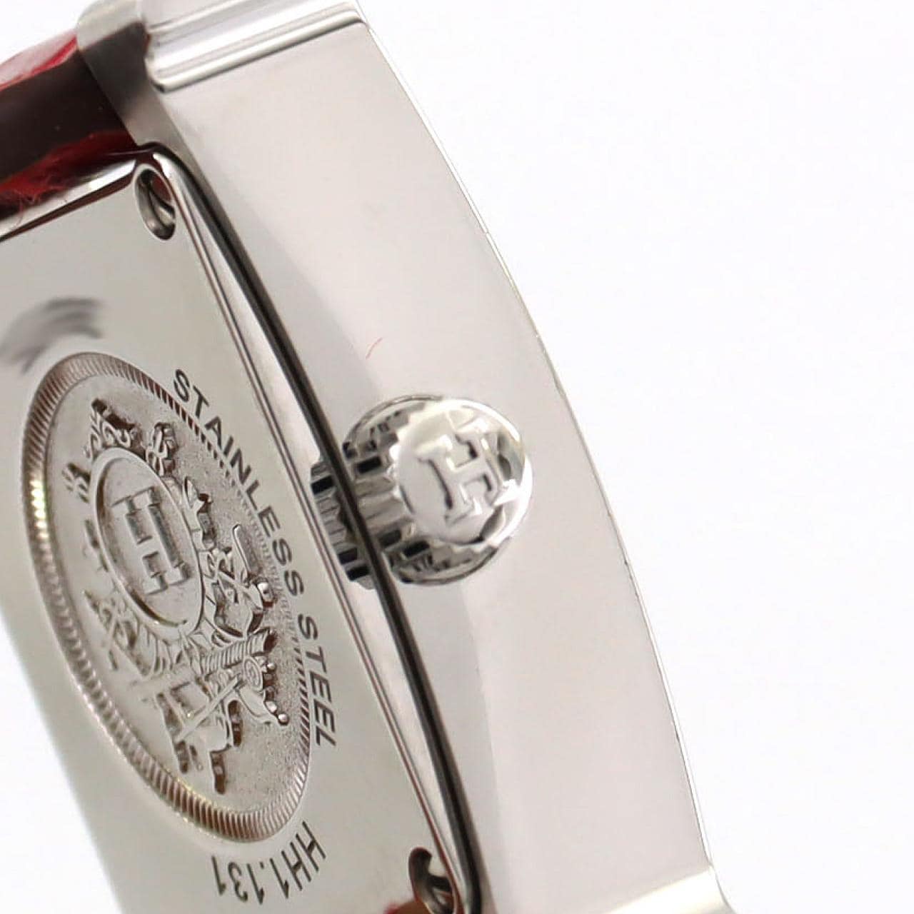 HERMES H 手錶/D HH1.131 不銹鋼石英