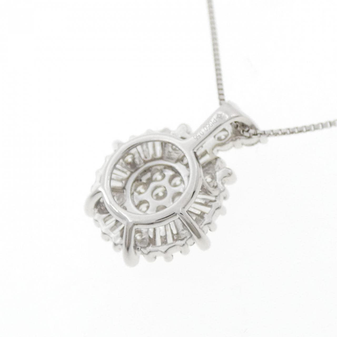 PT950/PT850 ダイヤモンド ネックレス 0.55CT