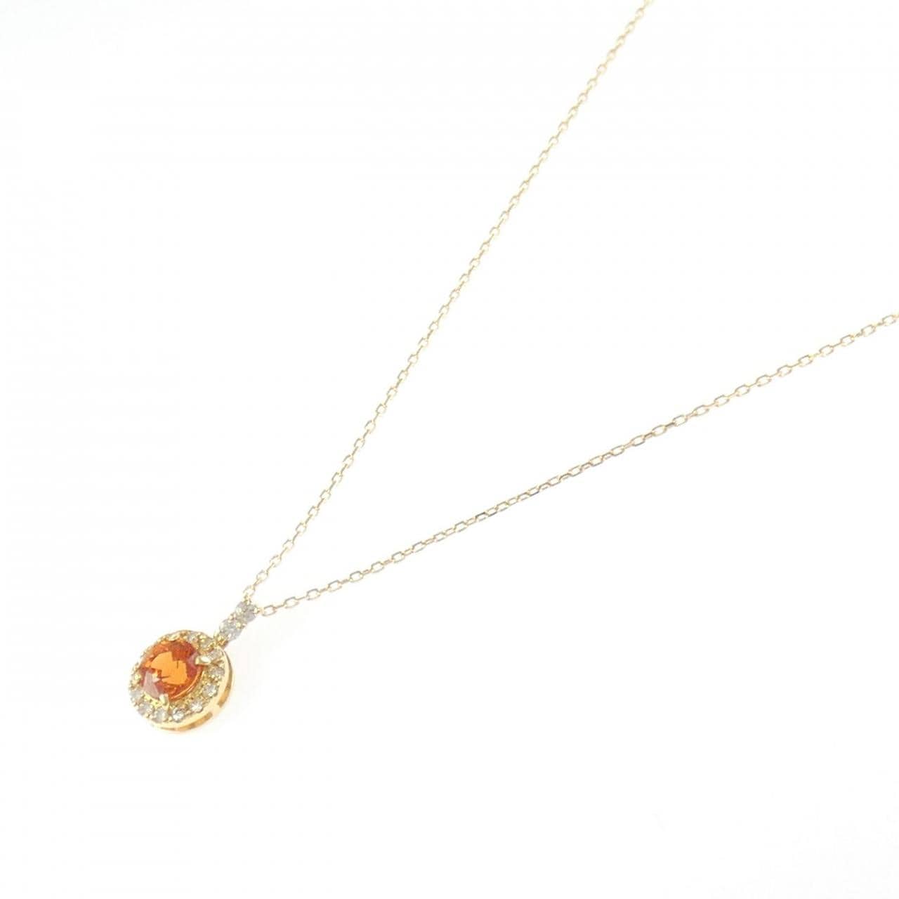 K18YG サファイヤ ネックレス 0.67CT