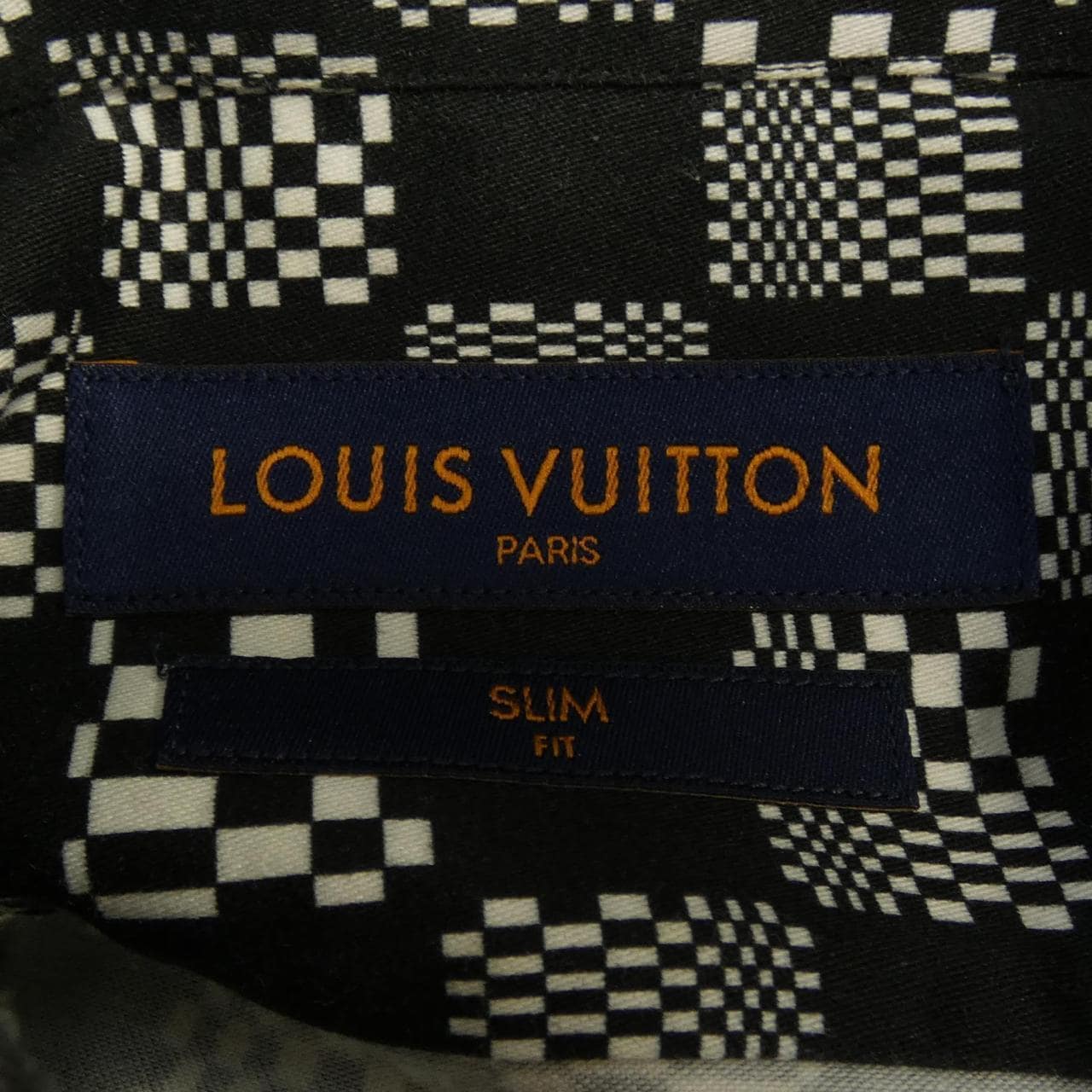 ルイヴィトン LOUIS VUITTON クラシックシャツディストーテッドダミエ HKS71WZYT シャツ
