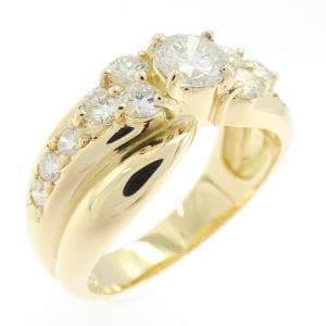 K18YG ダイヤモンド リング 1.00CT