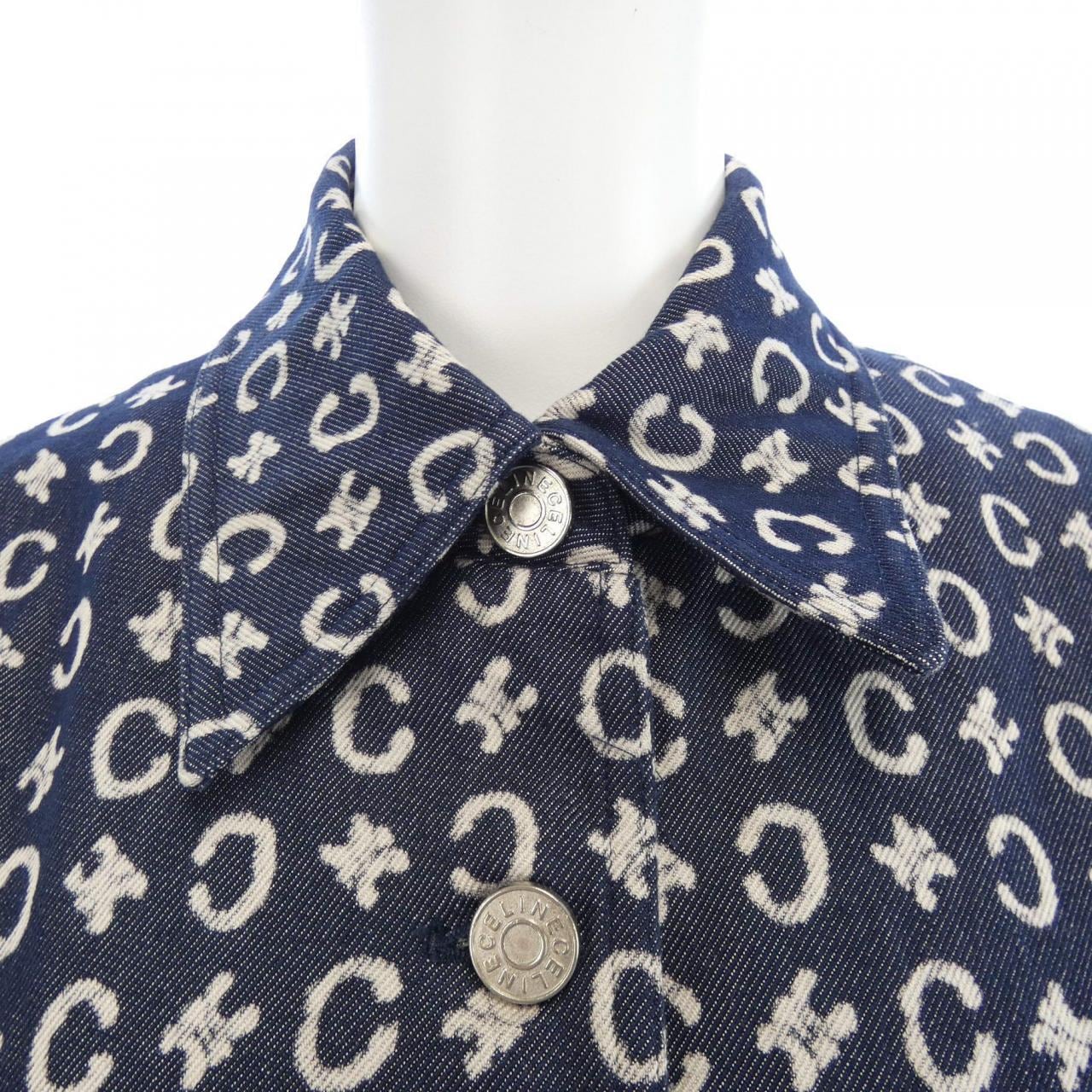 セリーヌ CELINE マカダム F011508T/3710 デニムジャケット