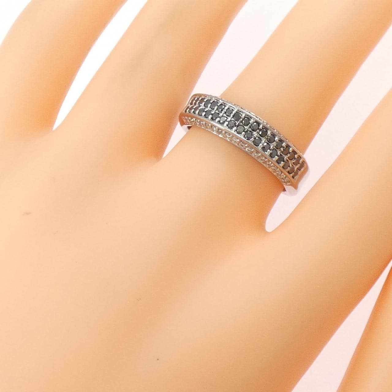 K18WG ダイヤモンド リング 0.34CT