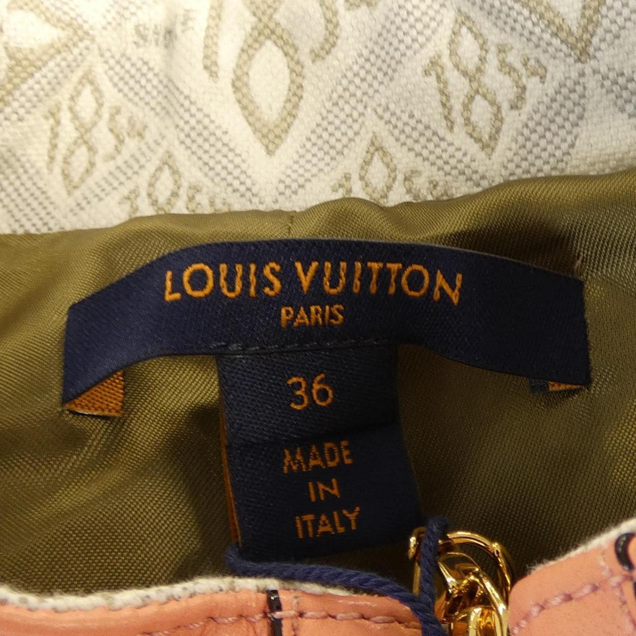 ルイヴィトン LOUIS VUITTON SINCE 1854ジップアップ FMDR61J77 ワンピース