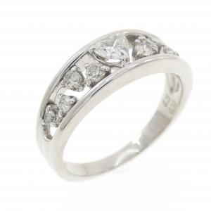 K18WG ハート ダイヤモンド リング 0.21CT