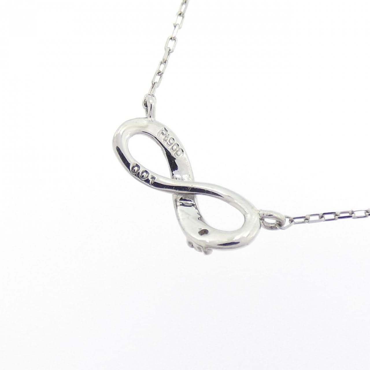 PT900/PT850 Diamond Necklace 0.01CT