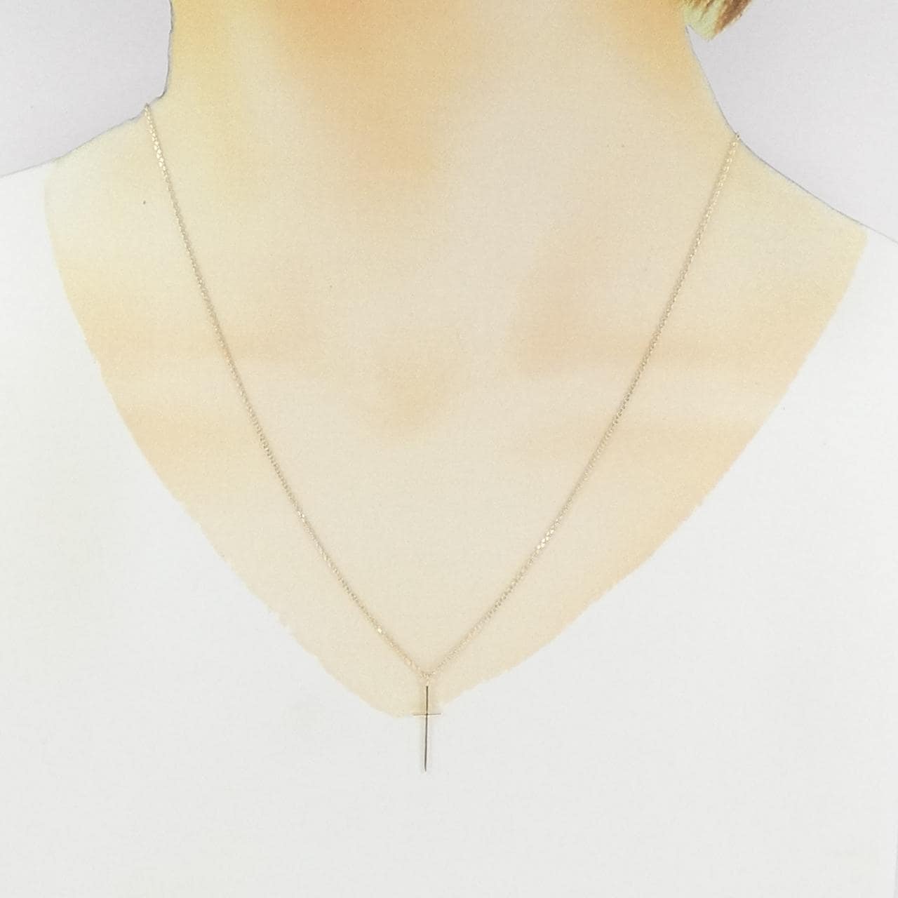 シエナ ロゼ K10YG クロス ネックレス