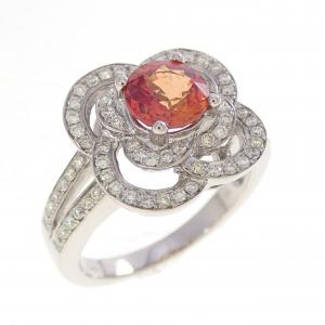 K18WG サファイヤ リング 1.11CT