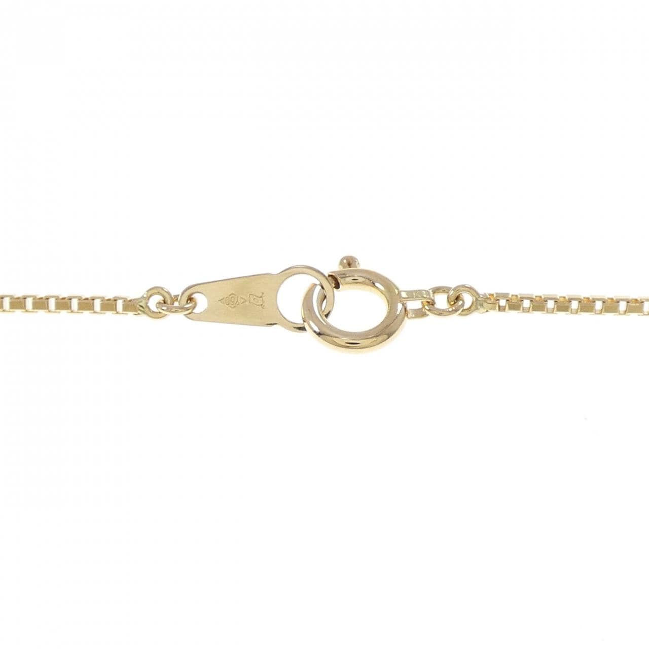 K18YG 白蝶パール ネックレス