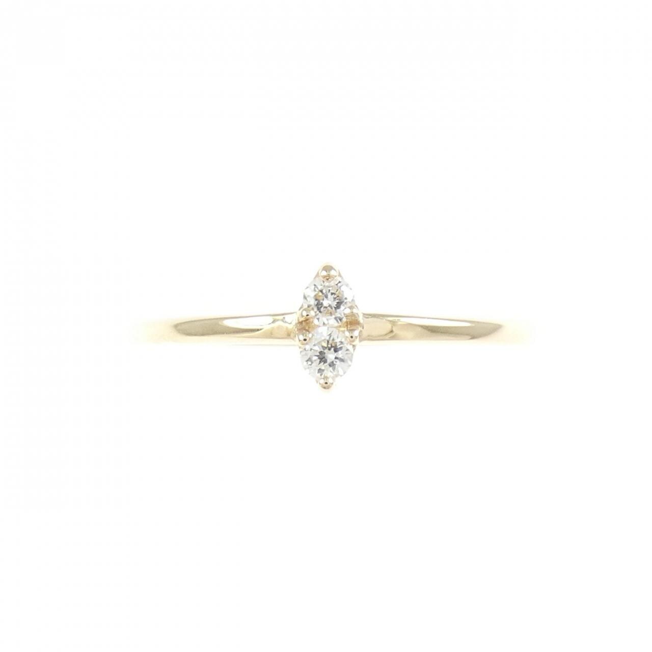 【リメイク】K10YG ダイヤモンド リング 0.06CT