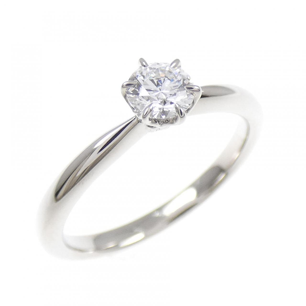 PT950 ダイヤモンド リング 0.276CT D VVS1 3EXT H&C