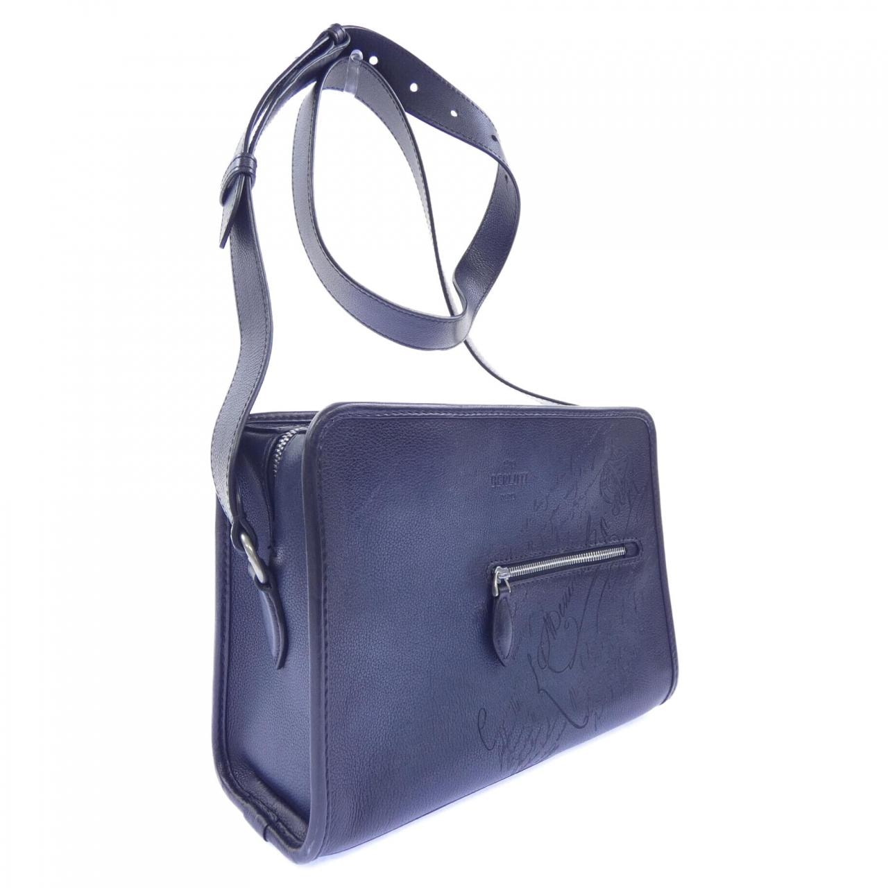 ベルルッティ Berluti ジュルナリエスクリットレザーメッセンジャー BAG