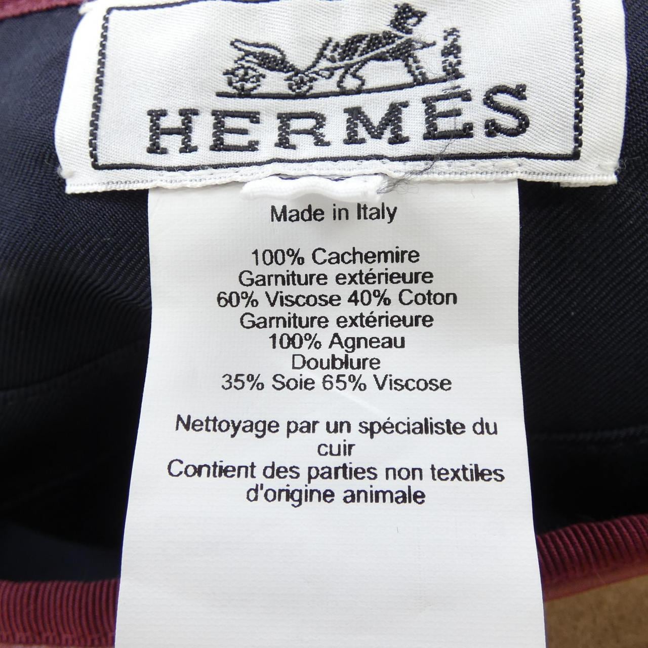 エルメス HERMES キャップ